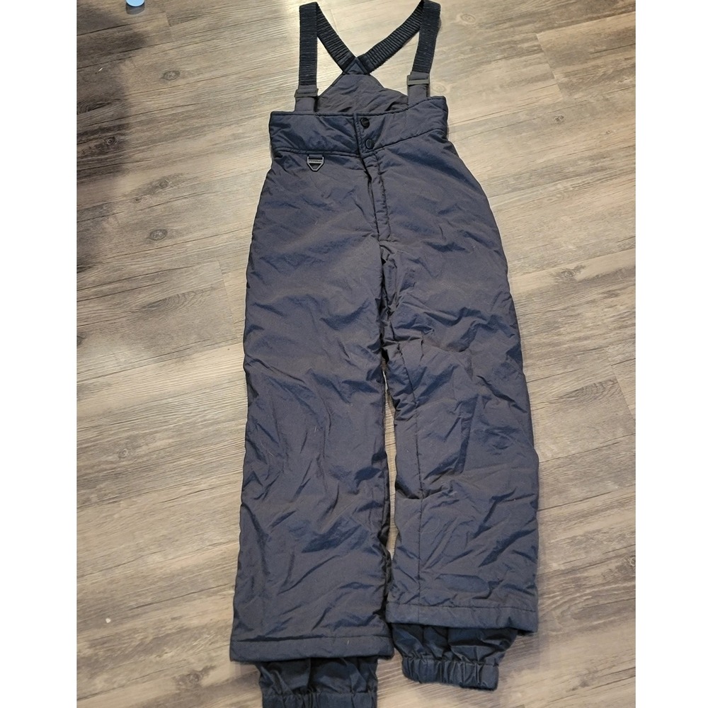 Tyrolia Kids Boys Navy Blue Insulated Ski Snow Bib Pants Size 10 Style 5550-000